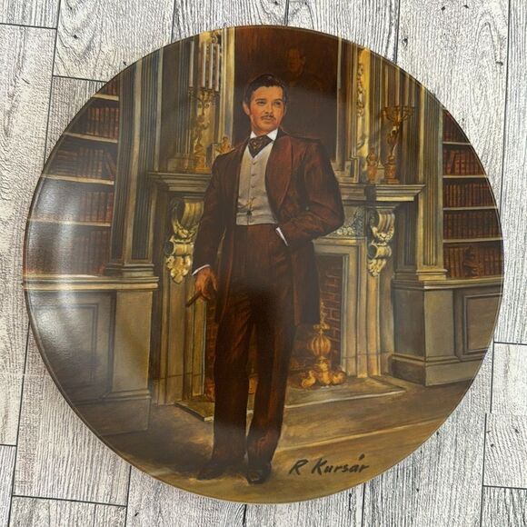 Vintage Rhett Gone With the Wind Collectors Plate #14311L EM Knowles - Picture 1 of 4